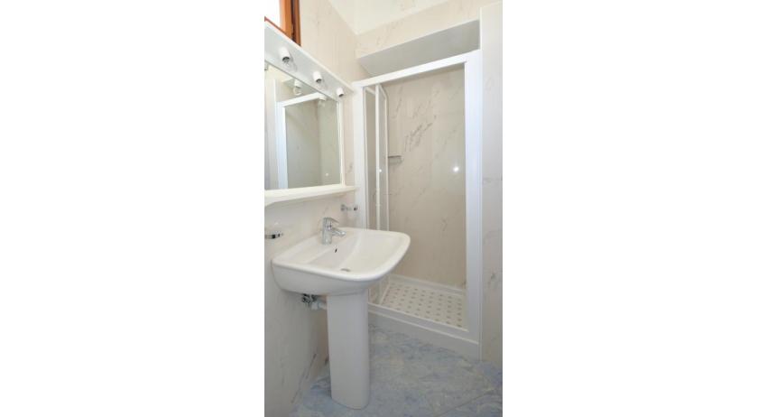 apartments DELFINO: C5V - bathroom with a shower enclosure (example)