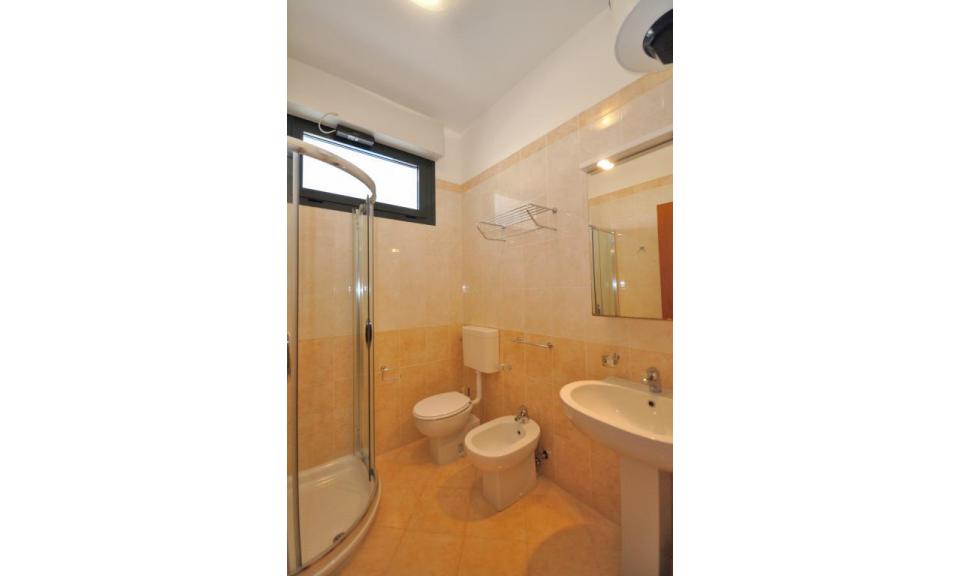 residence LUXOR: C6/F2+(102) - bagno con box doccia (esempio)