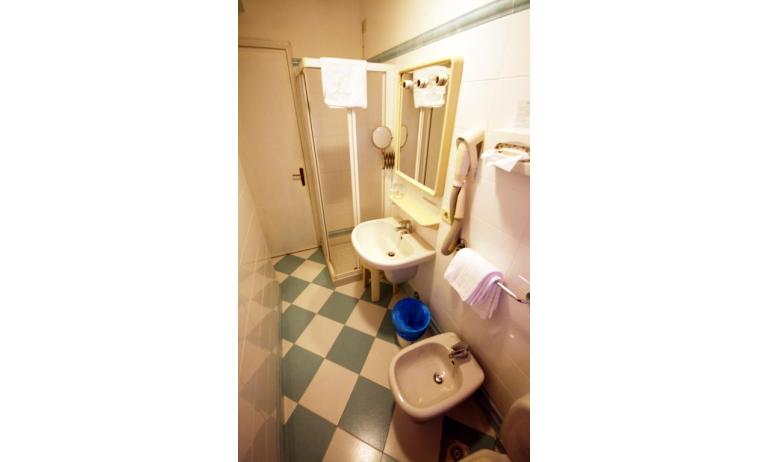 hôtel ALEMAGNA: Matrimoniale - salle de bain avec cabine de douche (exemple)