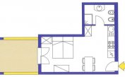 aparthotel ASHANTI: A2 Nord - planimetria 3 (esempio)