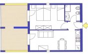 aparthotel ASHANTI: B4 Nord - planimetria 2 (esempio)