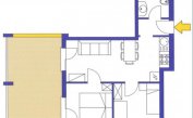aparthotel ASHANTI: C5 Sud - planimetria 1 (esempio)